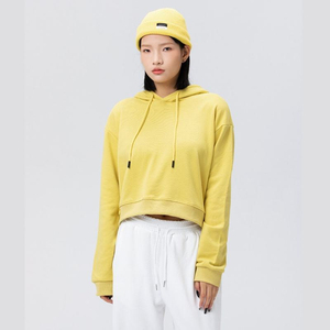 เสื้อฮู้ดครอปท็อปแขนยาวสำหรับผู้หญิง - Product Image 1