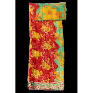 Couverture de literie indienne réversible Kantha couvre-lit couette couvre-lit couverture en coton Gudari - Product Image 2