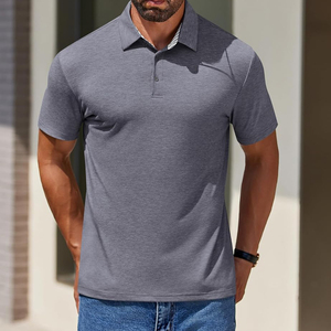 Camiseta de Punto Suave, Ajustada, de Secado Rápido, con Estampado, de Alta Calidad, Antiarrugas, con Diseño de Bolsillo, MOQ Bajo, Cómoda - Product Image 6