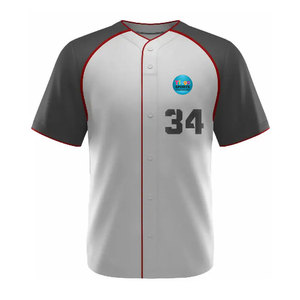 Customized Logo <b>Light</b> Weight Breathable Baseball Uniform Oversized <b>Cheap</b> Price Wholesale Baseball Uniform For Unisex - Product Image 2