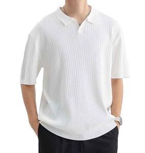 Polo Elegante para Hombre, Corte Slim Fit, Tela Suave de Mezcla de Algodón, Perfecto para Oficina, Eventos Casuales y Reuniones Sociales, Cómodo y con Estilo - Product Image 3