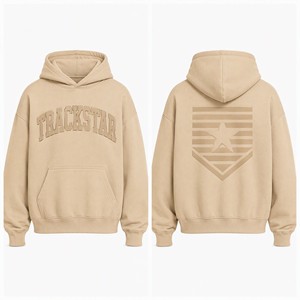 เสื้อฮู้ดดี้พรีเมียม Trackstar โลโก้ปัก ทรงโอเวอร์ไซส์ ยูนิเซ็กส์ ผ้าฟลีซหนานุ่ม สวมใส่สบาย สไตล์ลำลองแนวสตรีทแฟชั่น แบรนด์ส่วนตัว รุ่น TS-HD-031 - Product Image 2