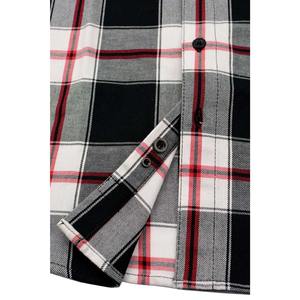 Top Quality Urban Heritage Plaid Flannel <b>Shirt</b> Classic Black <b>White</b> Red Check Button Down <b>Long</b> <b>Sleeve</b> Casual Cotton Workwear - Product Image 3
