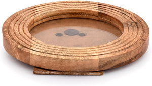 Natural Wood Round Photo <b>Frame</b> Picture <b>Frame</b> for Home Decor Handmade Wood Photo Display <b>Frame</b> for Tabletop and <b>Wall</b> Decoration - Product Image 5
