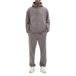 Custom Logo Active <b>Pullover</b> Cotton Polyester Pocket <b>Pullover</b> <b>Men</b> Tracksuit - Product Image 3