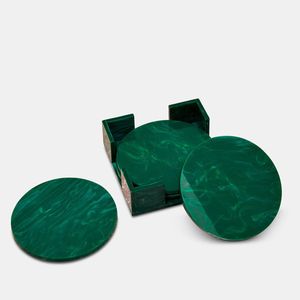 Posavasos Redondo de Resina Hecho a Mano para Bebidas y Té, de la India, Fabricante Personalizado, Calidad Premium - Product Image 1