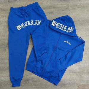 Conjunto Deportivo de Dos Piezas Personalizado con Logotipo y Color para Invierno, Pantalón y Sudadera con Cremallera de Algodón Suave con Serigrafía - Product Image 1