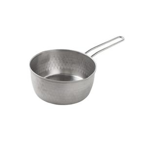 Casserole Yukihira en acier inoxydable, 15 cm, 18 cm, 20 cm, casserole japonaise traditionnelle, motif gaufré circulaire, fabriquée au JAPON, pot de cuisson - Product Image 2