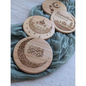 Posavasos Promocional de Madera para Tazas de Café, Accesorios para Mesa - Product Image 2