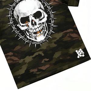 Camiseta Formal de Hombre, 100% Algodón Jersey, 300gsm, Impresión Digital, Corte Regular, Logotipo Frontal, Transpirable, Secado Rápido, Estilo Vintage - Product Image 4