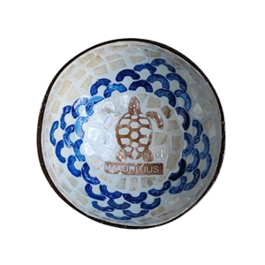 Cuencos de Coco Tropicales Resistentes de Sumatra, Hechos a Medida, con Incrustaciones de Piedra, para Restaurantes, Precio al por Mayor - Product Image 3