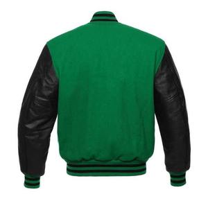 Sportswear Baseball <b>Jacket</b> For Men's Clothing OEM Custom Design Wool <b>Leather</b> Sleeve <b>Winter</b> in best sale - Product Image 6