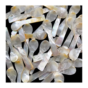 Cuillère en nacre naturelle faite à la main, incrustation de nacre, artisanat vietnamien, vaisselle décorative, ustensile de cuisine pour la salle à manger - Product Image 2