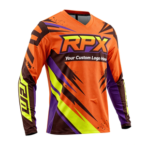 Maillot de Motocross Personnalisé avec Logo, en Polyester Respirant Imprimé, pour Hommes, pour la Moto, le VTT et le Motocross, Taille Adulte - Product Image 2