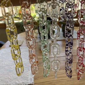 Decoración de Pared Art Deco, Eslabones de Cadena de Resina, Artículo Decorativo para Habitación, Cadenas Colgantes de Resina, Diseño Moderno - Product Image 1