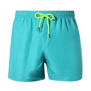 Pantalones Cortos de Hombre al por Mayor, Ecológicos, Transpirables, Antiarrugas, de Poliéster, Cintura Media, con Cordón Ajustable y Bolsillos, Lisos - Product Image 2