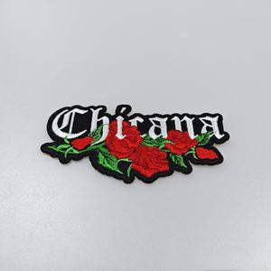 High Quality Round Embroidery Patch Art Iron On Sew On Clothing <b>Applique</b> Badge No Minimum Wholesale Factory Supply - Product Image 3