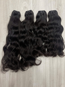 Top Selling Raw Natural Wavy Weave Luminous Texture Tangle Free Minimum Shedding Ready To Ship 100% Vietnamese Human Hair - Product Image 5