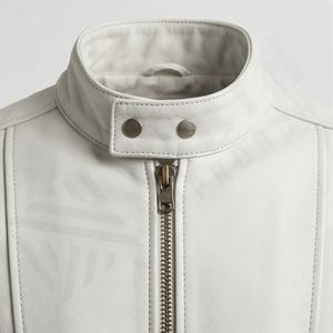 Veste en cuir pour homme NAI-0445A, manteaux de moto tendance, vêtements de motard en gros, équipement de protection pour la conduite, couleur personnalisée - Product Image 4