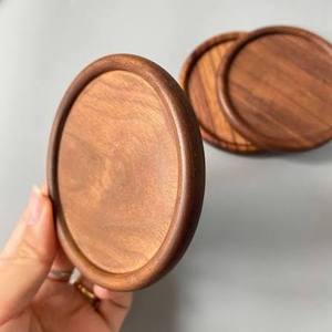 [HOT SELLING] | Customized Wooden Coasters Solid Beech Wood <b>Pad</b> For Mug Glass Beverage <b>Heat</b> Resistance <b>Pad</b> from Vietnam - Product Image 6