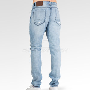 Durable Style Modern Fit Casual Men Straight Canvas <b>Jeans</b> Pant Breathable Lightweight Fabric Comfortable for Long <b>Working</b> Hours - Product Image 2