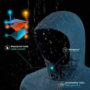 Veste de pluie légère en toile pour moto avec capuche, modèles personnalisés, fermeture éclair, respirante, séchage rapide, haute qualité, unisexe, devant - Product Image 4