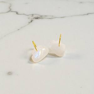 Abalorios de Piedra Lunar Arcoíris Natural en Forma de Nube con Aro Dorado, Hechos a Mano, Suministros para la Fabricación de Joyería de Piedras Semipreciosas - Product Image 3