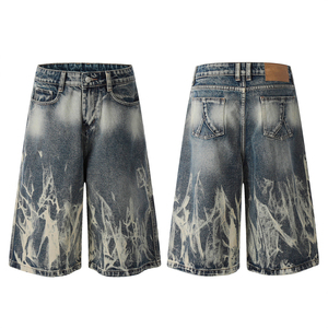 Pantalones Cortos de Mezclilla para Hombre, Venta al Por Mayor, Tela de Mezclilla de Algodón Premium, Corte Recto, Estilo Casual y Urbano - Product Image 4