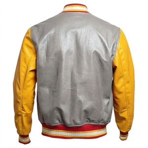 Chaqueta Varsity Personalizada con Cuerpo de Lana y Mangas de Cuero, Chaqueta Letterman de Escuela Secundaria, Chaqueta Bomber Vintage para Hombre, Ropa de Invierno - Product Image 1