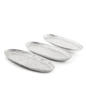 Nouveau plateau de service de forme rectangulaire en aluminium en métal design élégant moderne pour la maison hôtels restaurants en vente de gros prix bon marché - Product Image 4