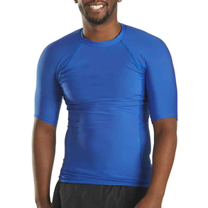 Camiseta de Compresión Ligera y Transpirable para Hombre, para Natación y Gimnasio, Material de Poliéster y Nailon, con Logotipo Personalizado Sublimado - Product Image 6