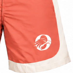 Mens Coral Neutral Colorblock Nylon <b>Hoodie</b> Shorts Set Lightweight Quarter Zip Sports <b>Running</b> Fitness Casual Training Outfit - Product Image 6