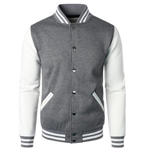 Blouson Bomber Varsity en Toile Brodé Respirant à Capuche de Haute Qualité 2026 pour Homme – Style Décontracté Urbain - Product Image 1