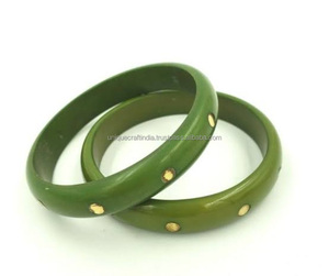 Buen Precio, Novedades, Diseño Único, Color Brillante, Pulseras de Resina Geométricas, Hechas a Mano, Pulimentadas, Moda Única, Artesanía India - Product Image 5