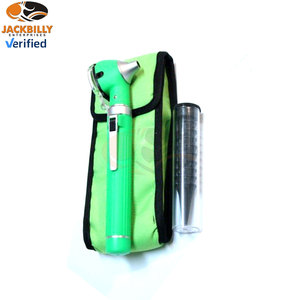 Otoscopio de Fibra Óptica Verde, Mini Set de Diagnóstico Médico ORL de Bolsillo, Herramienta Portátil de Examen de Oído con Iluminación LED de Acero Inoxidable - Product Image 5