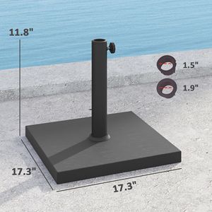 Base per Ombrellone da Esterno Resistente da 32 Libbre, Supporto per Ombrellone in Cemento da 1.5'/1.9' Pollici - Product Image 3