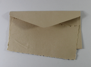 Hot Sale Envelop Set 250 Gsm Deckled Edge Card With Matching Envelop Recycled Handmade Paper From Cotton - Product Image 3