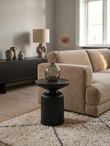 Mesa de Centro Redonda Moderna Soulful Space de 40 cm de Diámetro, Diseño Minimalista, Muebles para Sala de Estar, Mesa Auxiliar Decorativa Hecha a Mano - Product Image 4