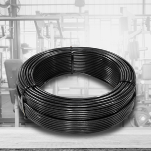 Câble en acier de qualité supérieure de Corée, câble recouvert de TPU, câble flexible 7x19 pour poulie, équipement de fitness, câble en acier industriel PU PVC, câble marin - Product Image 1