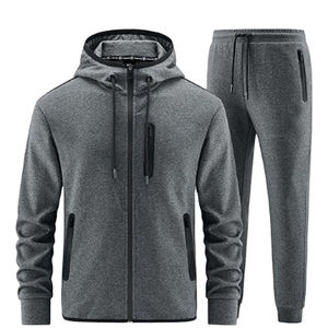 Ropa Deportiva de Alta Calidad al por Mayor, Conjunto Deportivo con Capucha para Hombre, Nuevo Diseño, Trajes para Correr - Product Image 1