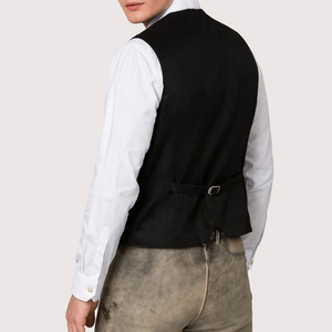 Gilet bavarois pour homme, style Oktoberfest, décontracté et élégant, réversible, 100% polyester, broderie, respirant, chaud pour l'hiver, costumes fantaisie d'automne - Product Image 4