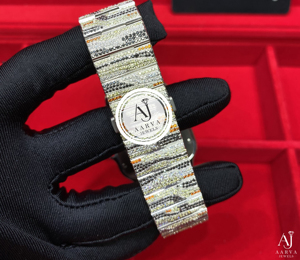 Montre mécanique à cadran carré avec bracelet en strass et incrustations de cristaux, montre-bracelet tendance pour soirée, bijou cadeau - Product Image 2