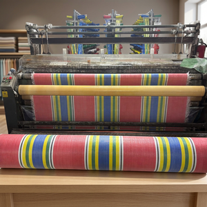Commercial Quality Industrial Grade PE Tarpaulin Waterproof Moisture Proof Stripe Pattern Cutting Service Outdoor Protection K - Product Image 2