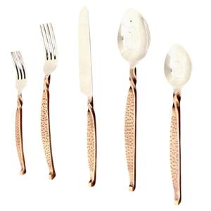 Juego de Cubiertos de Acero Inoxidable de Lujo, Forjados a Mano, Sostenibles y Modernos, para Uso en el Hogar, Hoteles y Restaurantes, Duraderos - Product Image 2