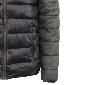 Nouvelles vestes doudounes à capuche gris clair pour hommes, design personnalisé, haute qualité, fermeture éclair tendance, vente en gros - Product Image 6