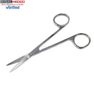 Tijeras de microdisección Iris, manuales, de acero inoxidable, punta fina, rectas, paquete de 9 instrumentos quirúrgicos de precisión para médicos - Product Image 6