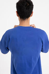 เสื้อยืดฮิปฮอปทรงโอเวอร์ไซส์ ยูนิเซ็กซ์ คุณภาพสูง ผ้าสโตนวอช 100% คอตตอน แอซิดวอช สไตล์วินเทจ รับสั่งทำ - Product Image 2