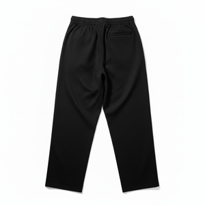 PRO ENTERPRISES Men's Black Cotton/Nylon Anti-static High Waist <b>Elastic</b> Waist Embroidered Logo Casual Joggers Acid Wash - Product Image 4