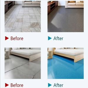Epoxy Colored Sand Floor <b>Paint</b> | Bright Color Wear Pressure Resistant Waterproof Moisture Proof Plastic Coating Durable - Product Image 6