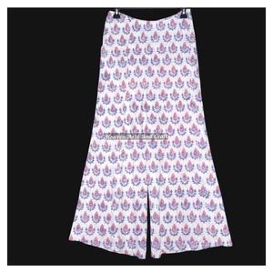 Pantalon Palazzo d'été personnalisable pour femmes Pantalon ample à jambes larges en tissu de coton léger et respirant Parfait - Product Image 5